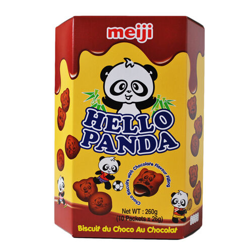 HELLO PANDA Double Cocoa Biscuits With Chocolate 260g