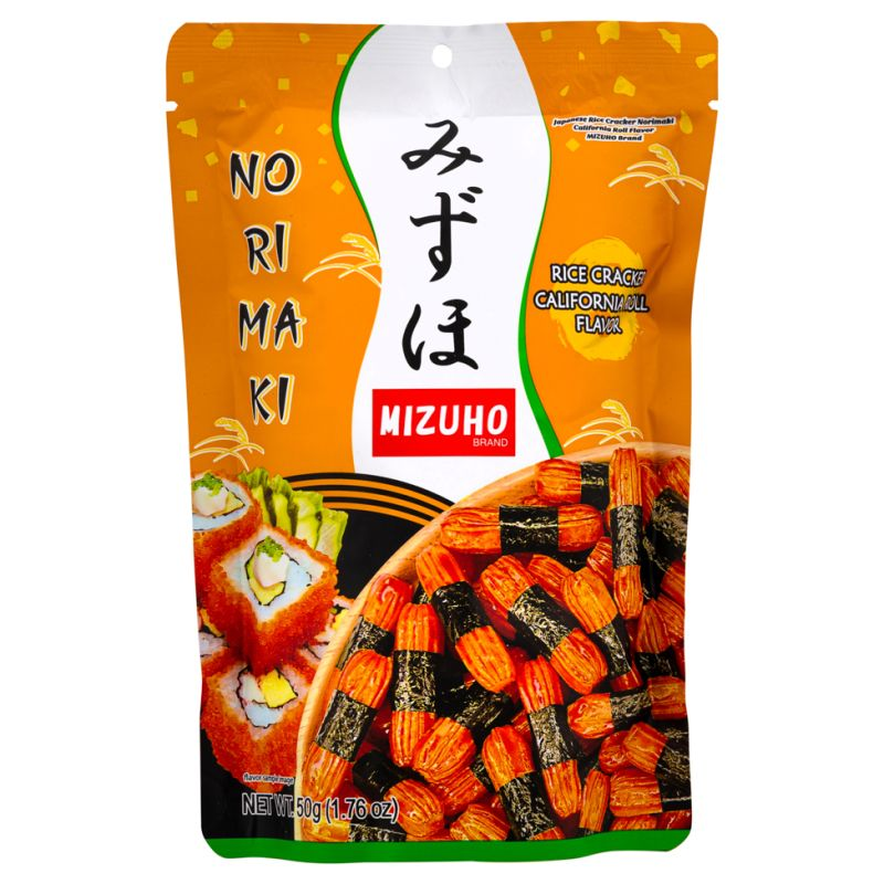MIZUHO Japanese Rice Cracker Norimaki California 50G
