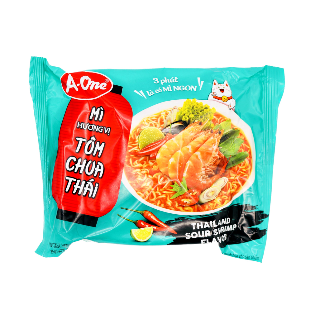 A-ONE NOODLES THAI TOM YUM KOONG SOUR SHRIMP 85G