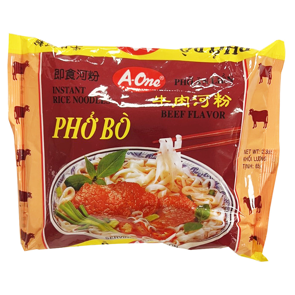 A ONE Rice Noodle Beef 65g