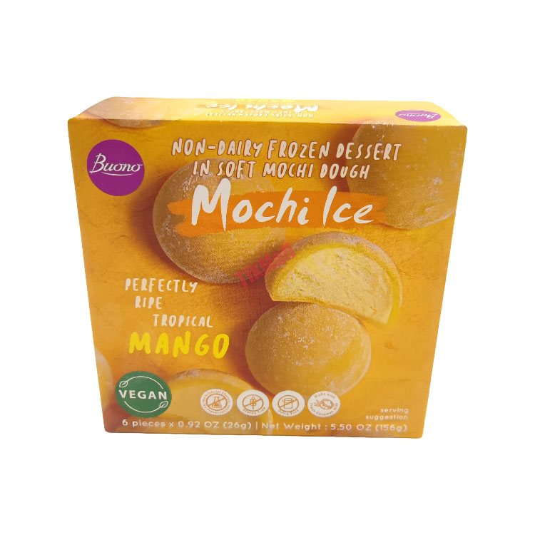 BUONO Mochi Ice Dessert-Mango 156g