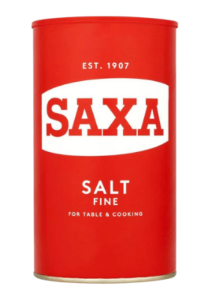 SAXA红色瓶细盐750g
