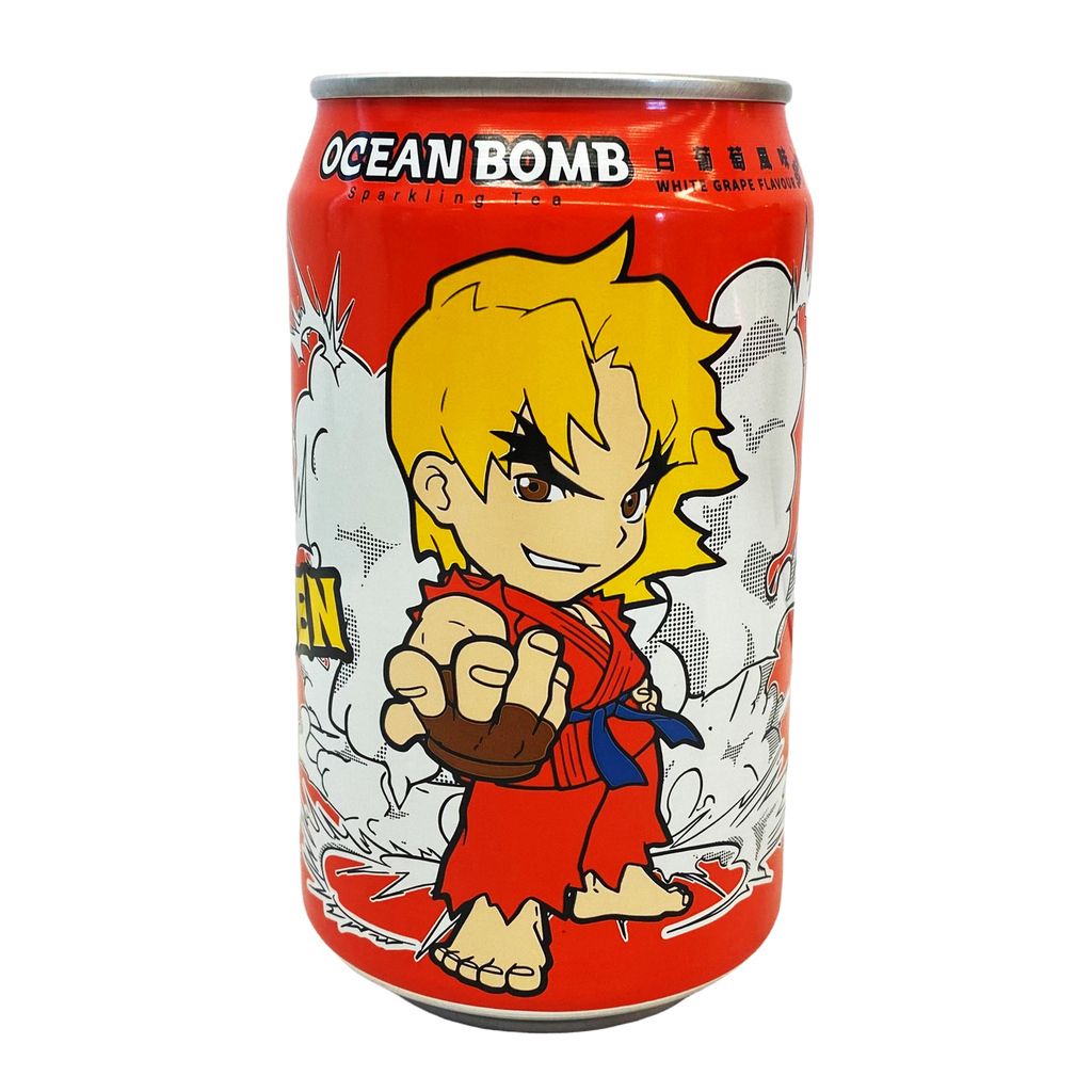 OceanBomb Street Fighter Ken Sparkling Tea White g