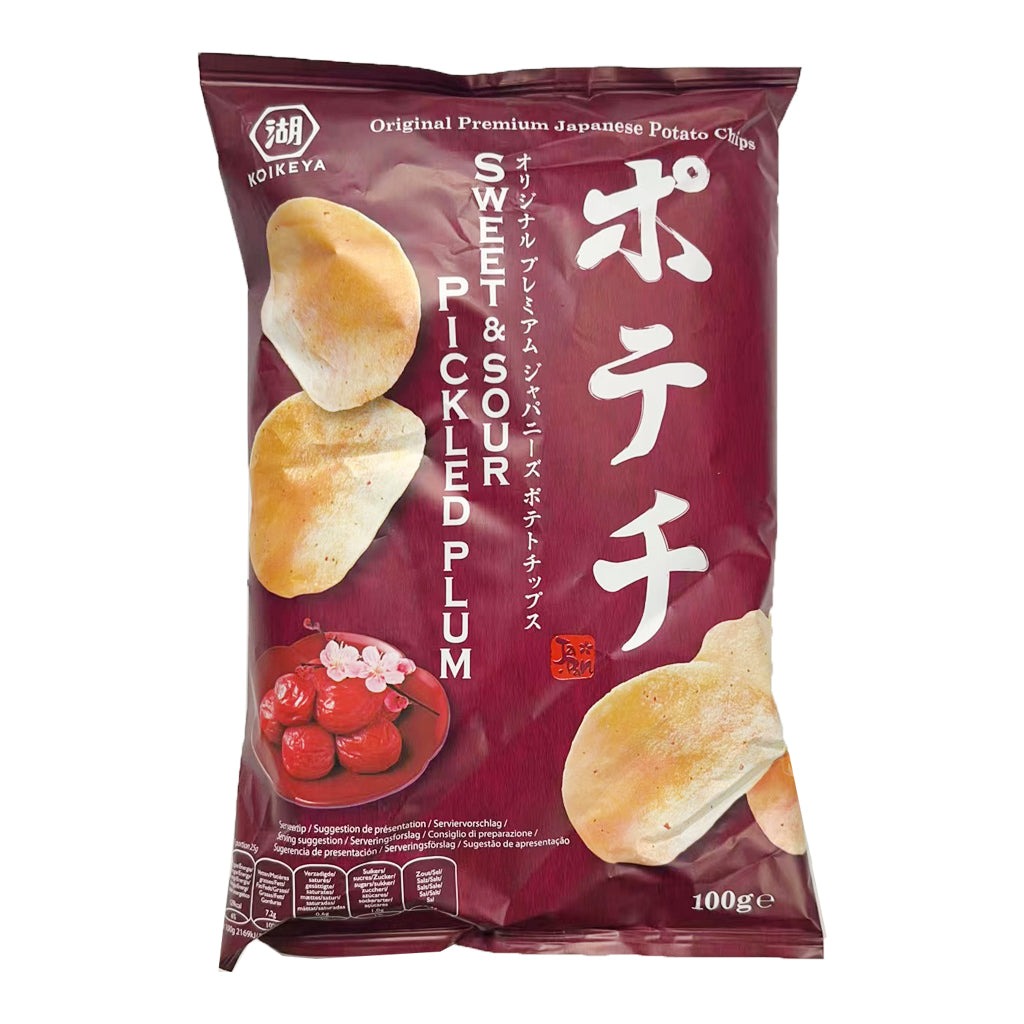 KOIKEYA湖日本梅子味薯片100g