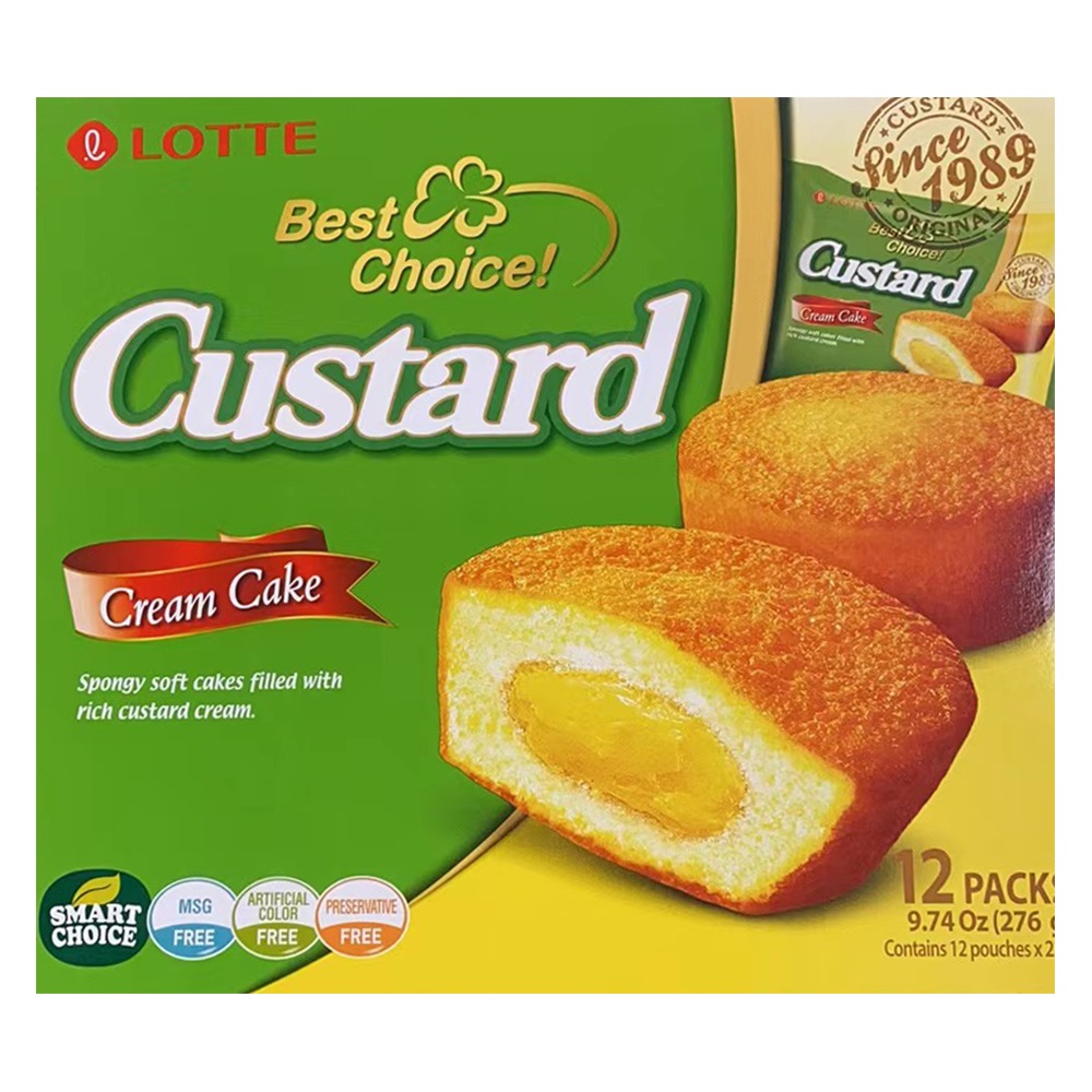 LOTTE Custard Cream Cake 276g