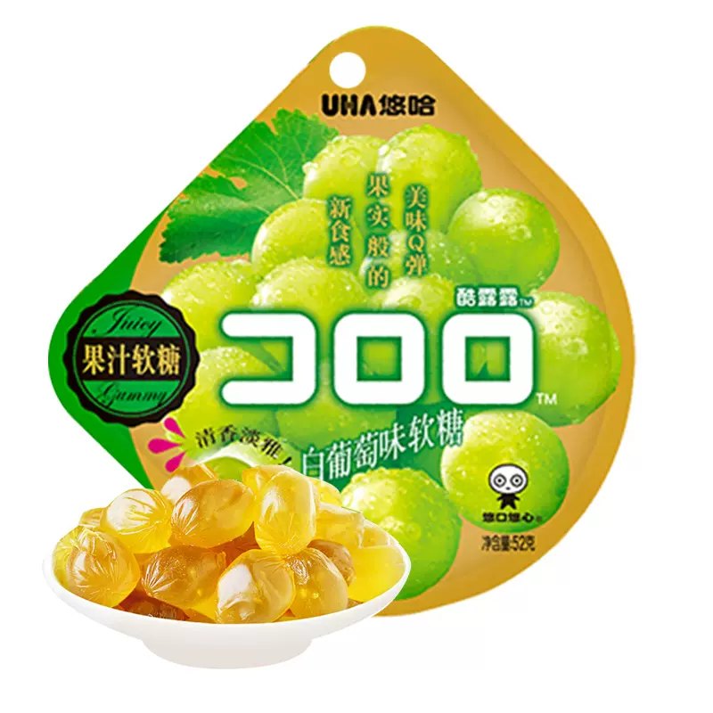 UHA Kororo Muscat Gummy 52g