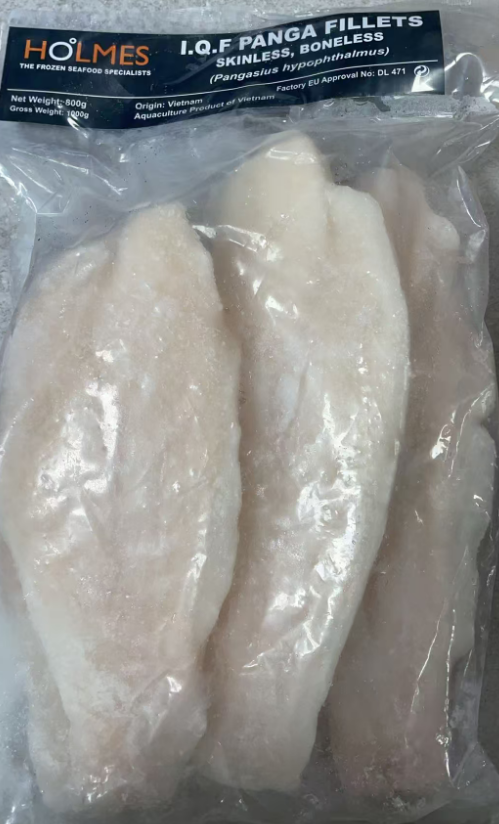 HOLMES IQF Panga Fillets (170-220g) 1KG