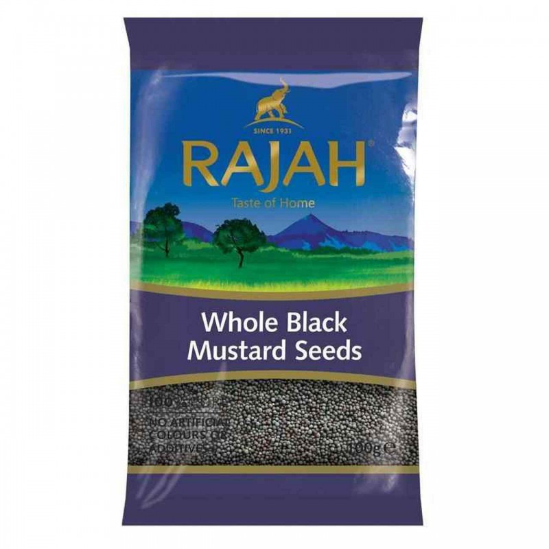 RAJAH Whole Black Mustard Seeds 100g