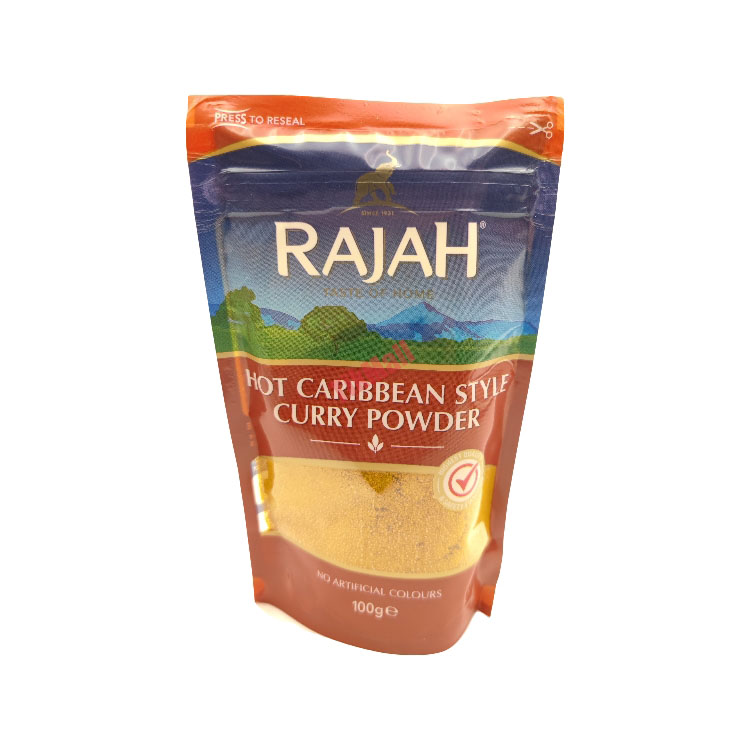 RAJAH Hot Caribbean Curry Powder 100g