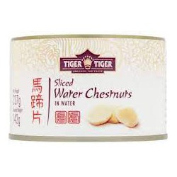 TT Sliced Water Chestnuts In Water Drained Weight 140g Net Weight 227g