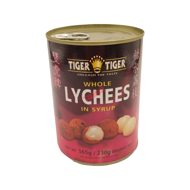 TT Whole Lychees In Syrup Drained Weight 255g Net Weight 567g