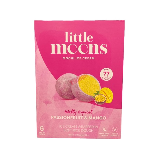 Little Moons Mochi Ice Cream Passionfruit & Mango 6*32g