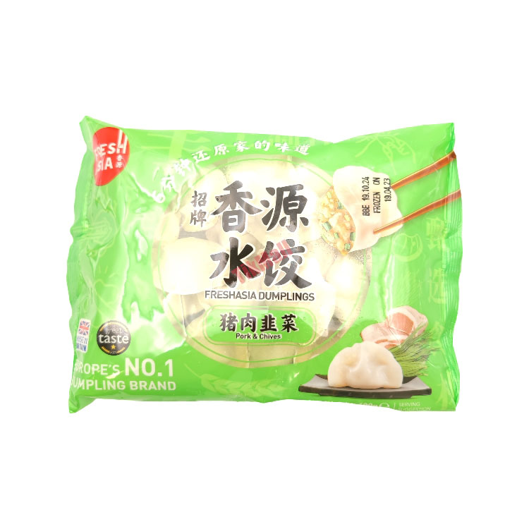 香源猪肉韭菜水饺410g