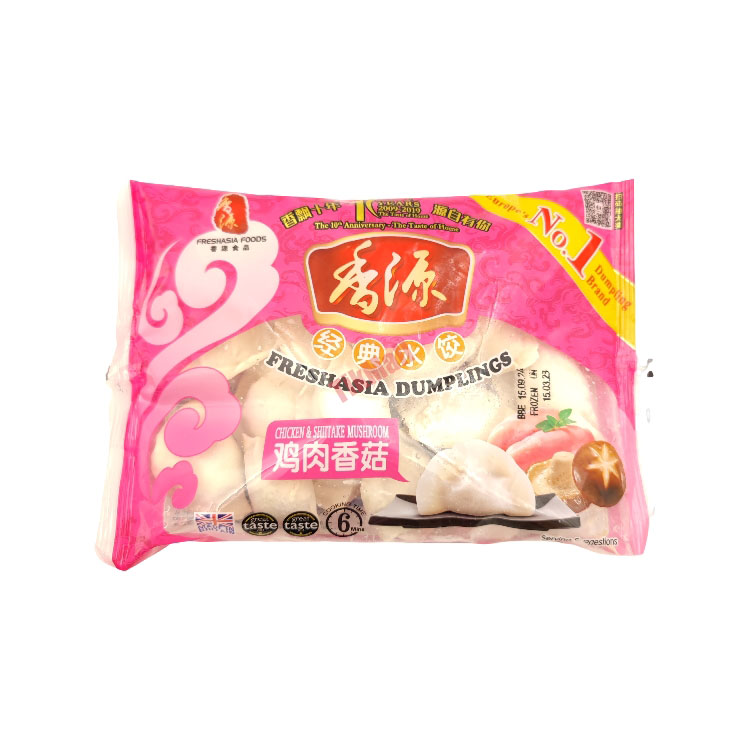 F&A Chicken＆Shiitake Mushroom Dumplings 410g