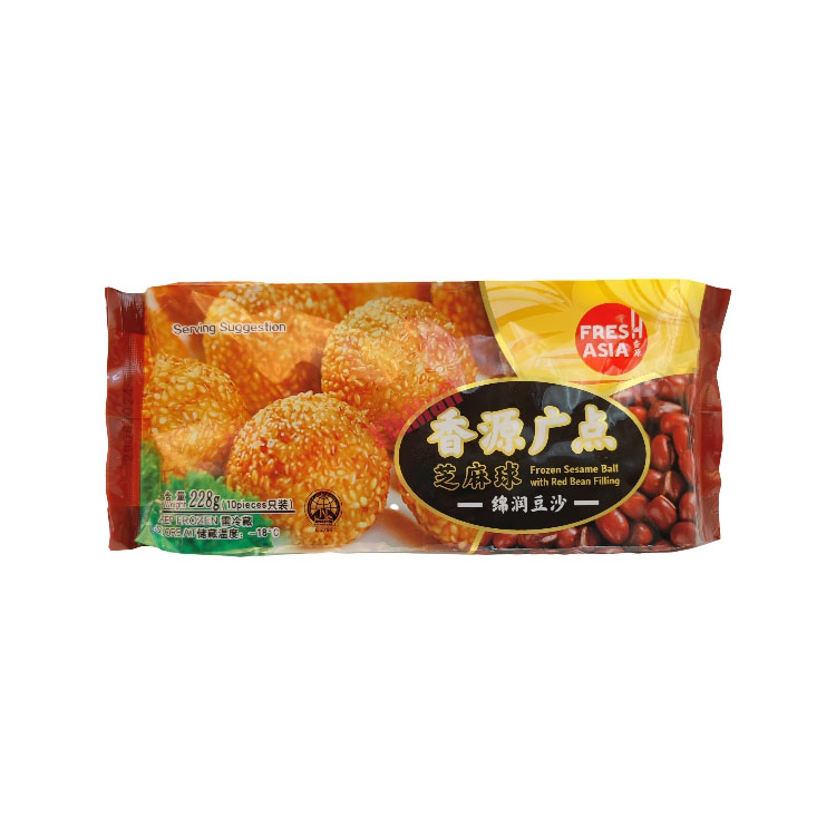 F&A Sesame Ball  Red Bean Filling 228g