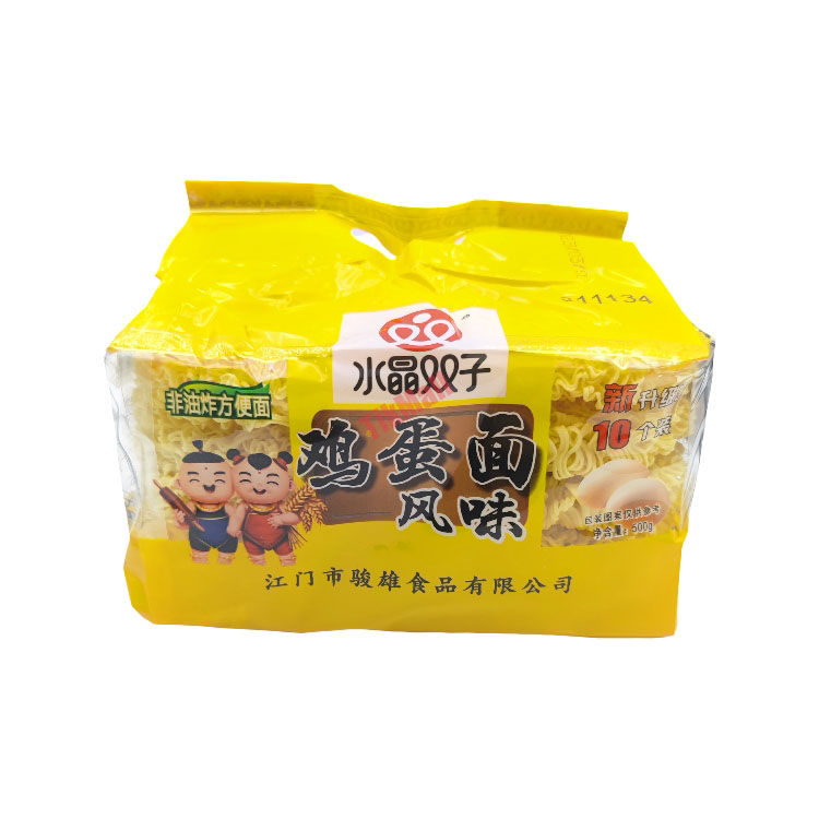 双子鸡蛋面500g