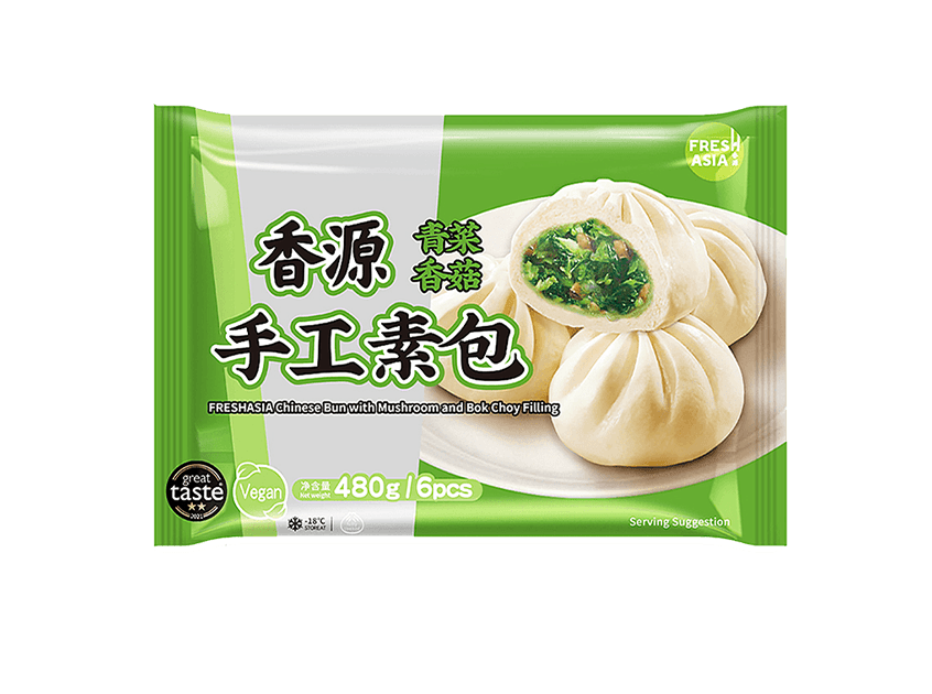 FRESHA Veg Bun Mushroom&Bok Choy480g