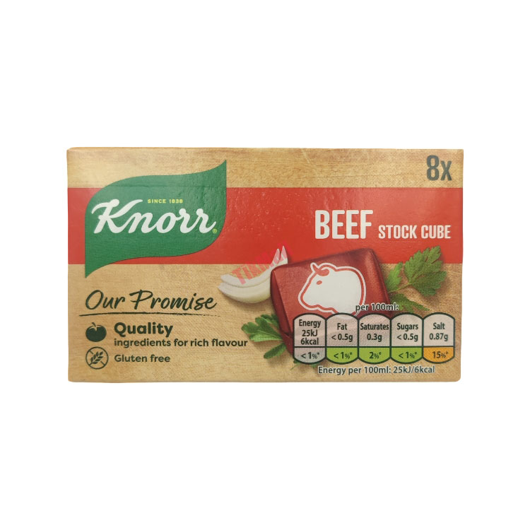 KNORR Beef Broth Cubes 80g