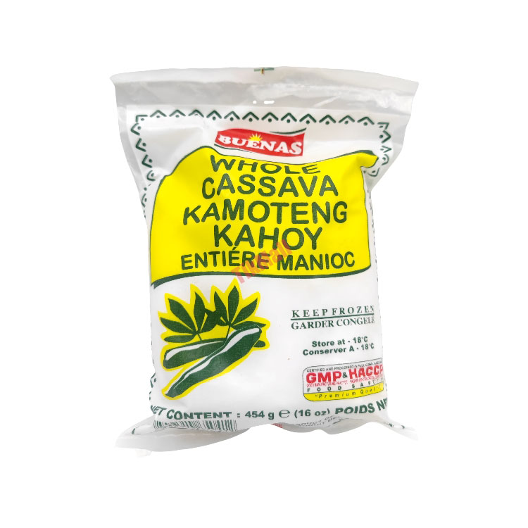 BUENAS Whole Peeled Cassava Kamoteng Kahoy 454g