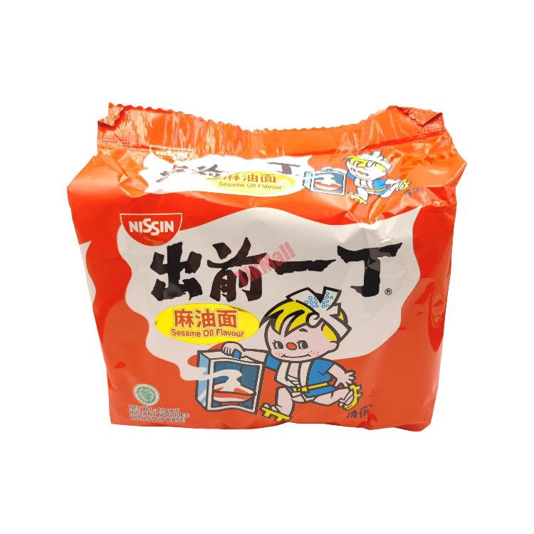 出前一丁麻油面5连包500g