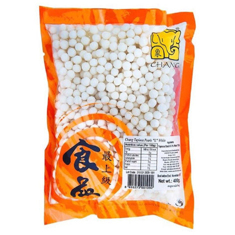 象牌白色小西米橙色袋400g