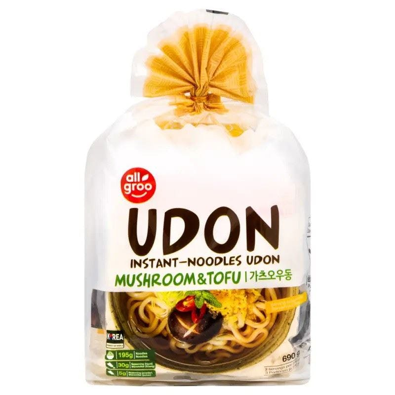 ALLGROO UDON Mushroom&Tofu 690g