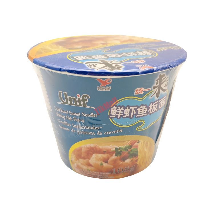 Unif Bowl Noodles-shrimp fish Flav 108g