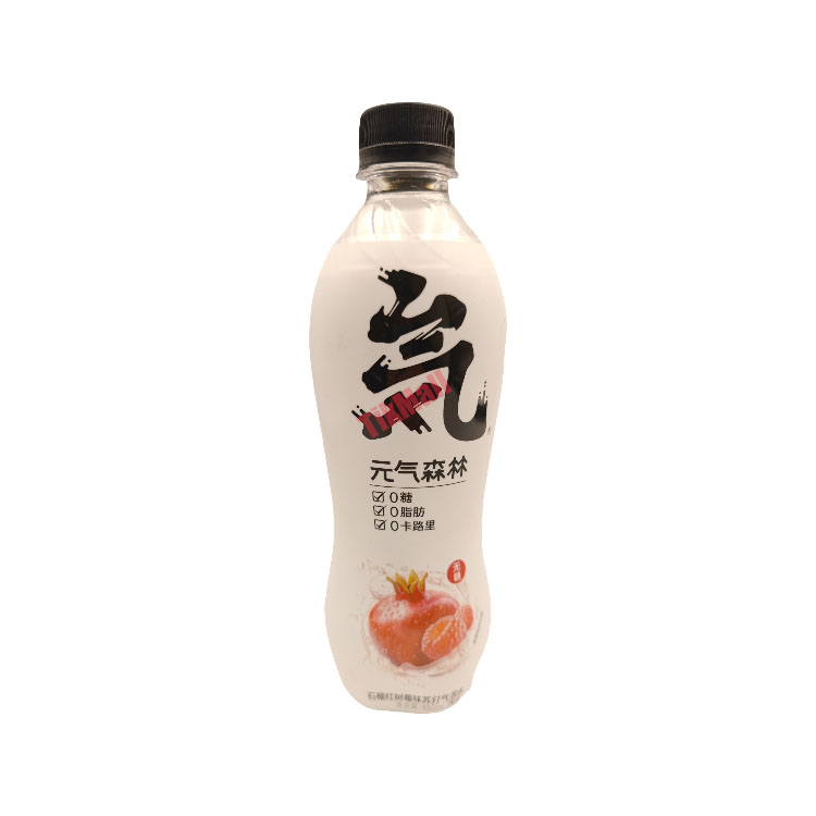 元气森林石榴红树莓味苏打水480ml