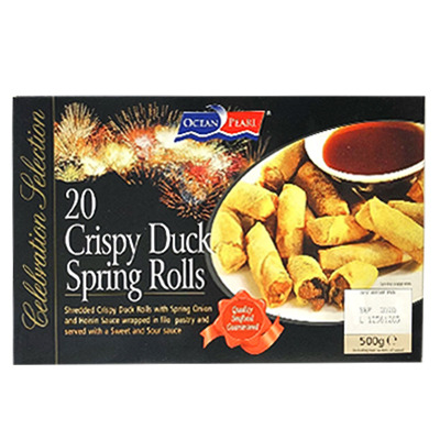 Ocean Pearl Crispy Duck Spring Roolls 500g