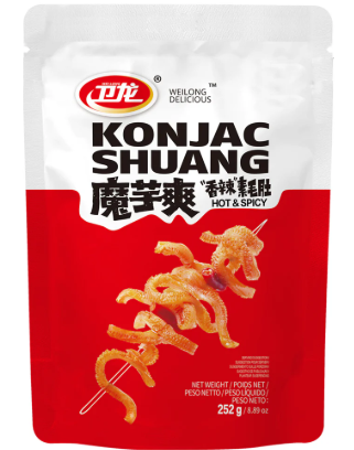 卫龙魔芋爽香辣味252g