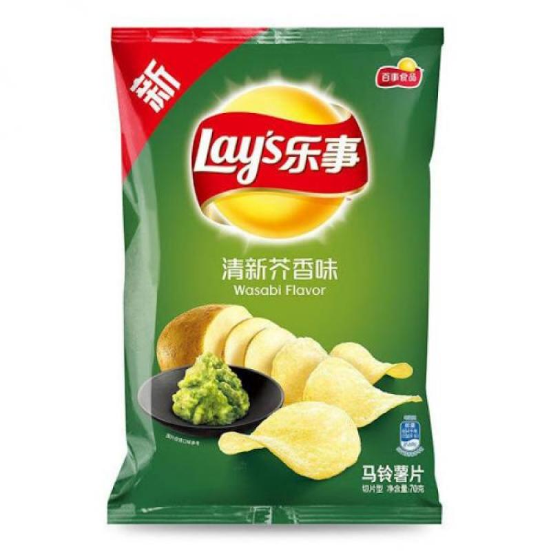 Lay's Potato Crispy Wasabi Flavour 70g