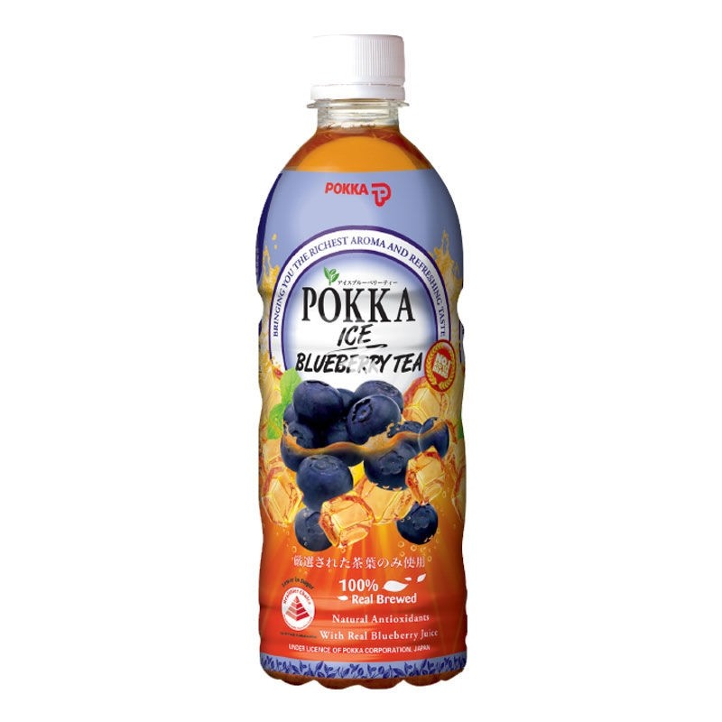 POKKA Ice Blueberry Tea 500ml