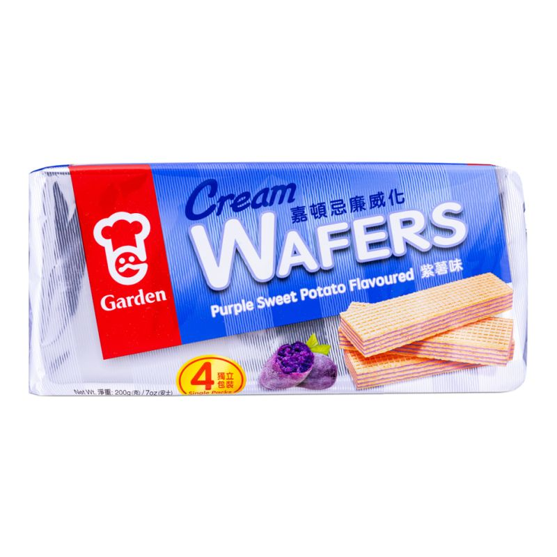 GR Cream Wafers Purple Sweet Potato Flav 200g