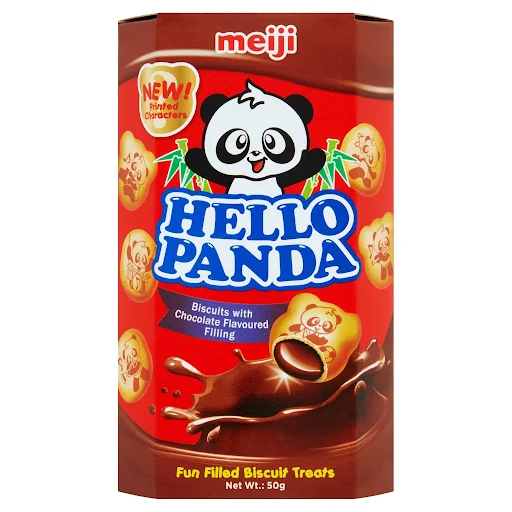 Meiji Hello Panda Biscuits With Caramel Flav 50g