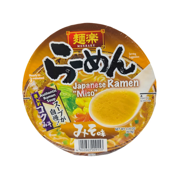 HIKARI Menraku Cup Ramen Miso 90.9g