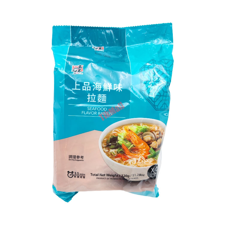 WUMU Seafood Flav Ramen 320g