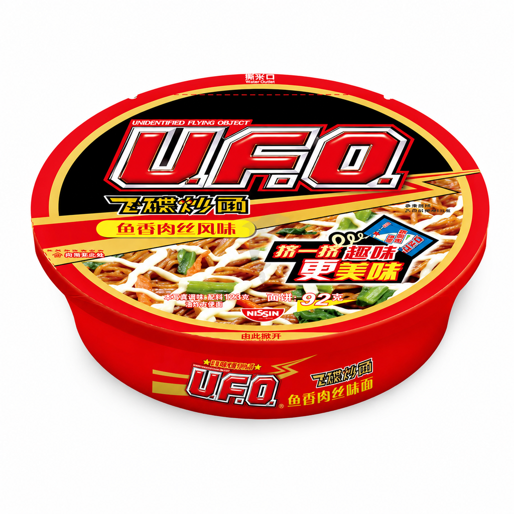NISSIN UFO Stir-Fry Noodle Fish & Pork 124g