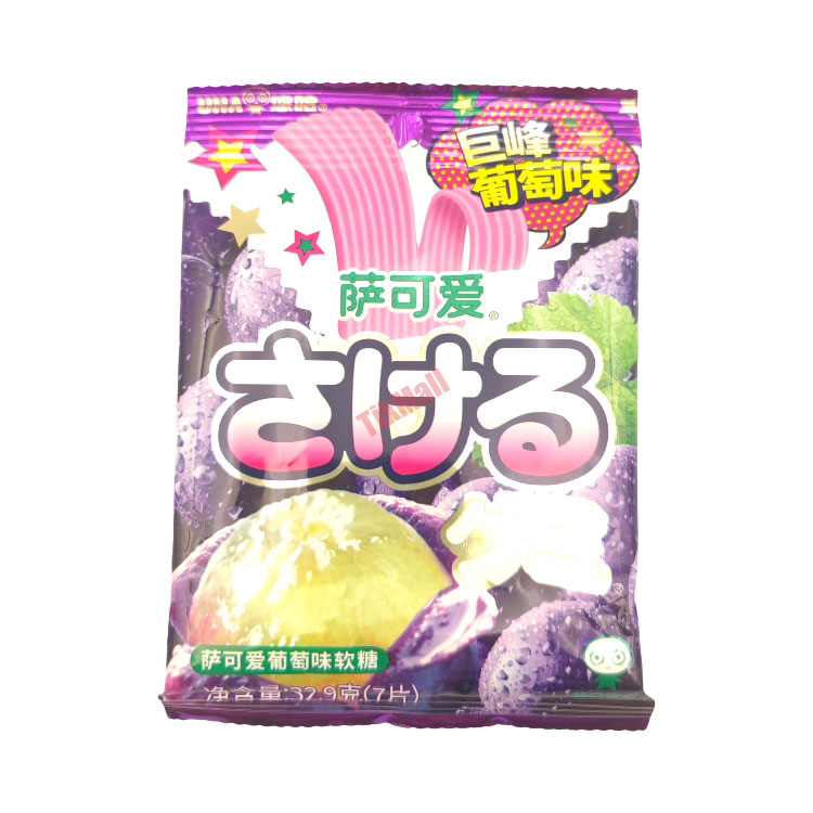 UHA Soft Candy-Grape Flav 50g