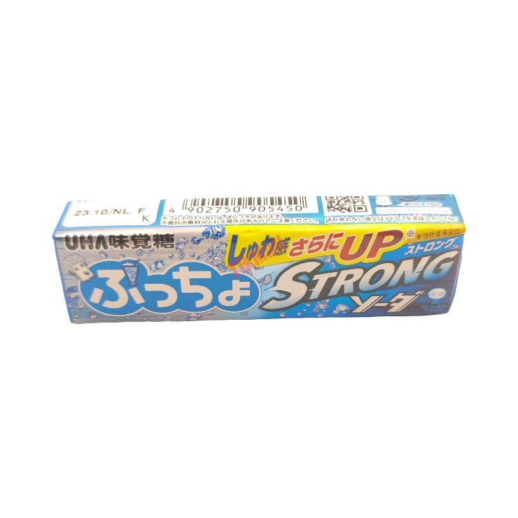 UHA Puccho Chewy Candy-Strong Soda 50g