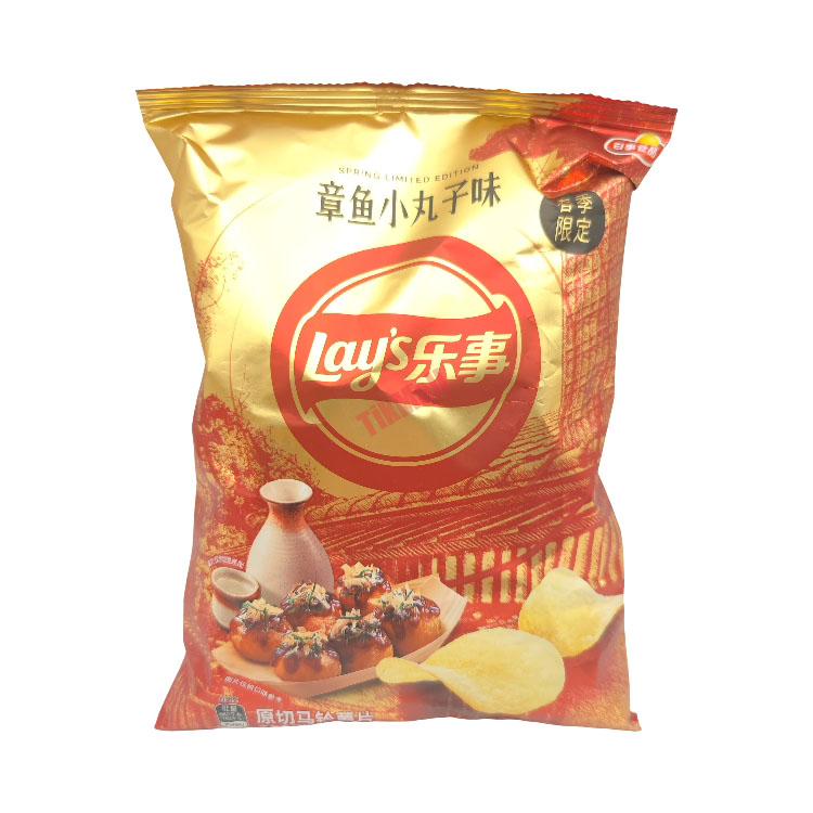 乐事薯片章鱼小丸子味60g