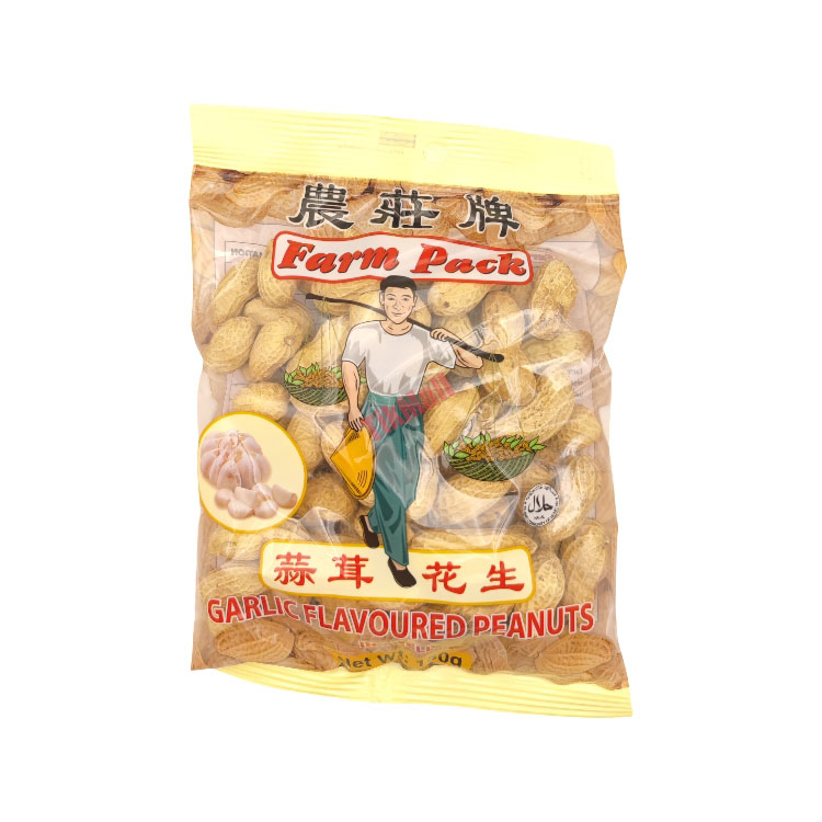 FARM PACK Garlic Flav Peanuts 150g