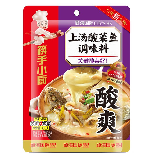 筷手小厨酸菜鱼调味料360g