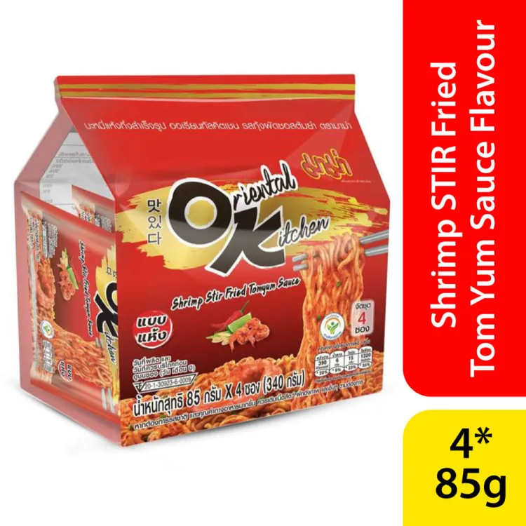 MAMA-OK Shirmp Stri Fried Tom Yum Pack 340g