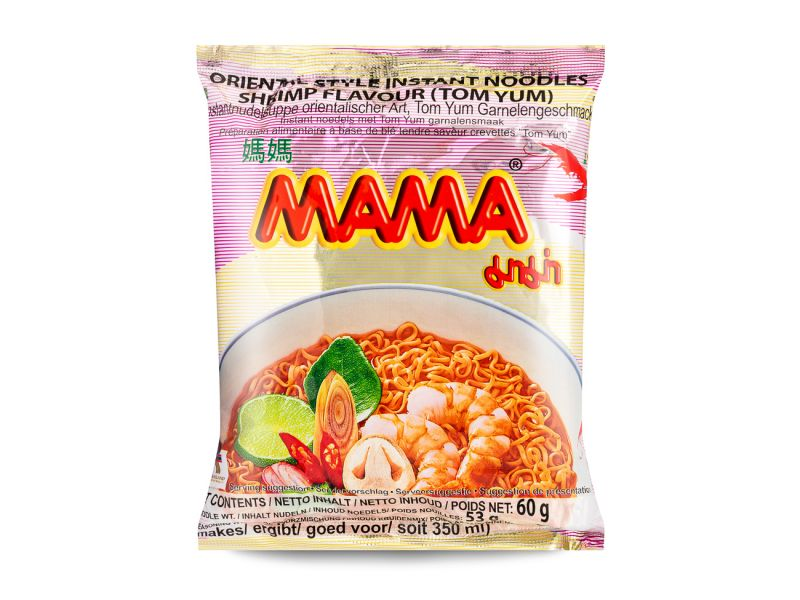 MAMA冬阴功虾味汤面5连包5x60g