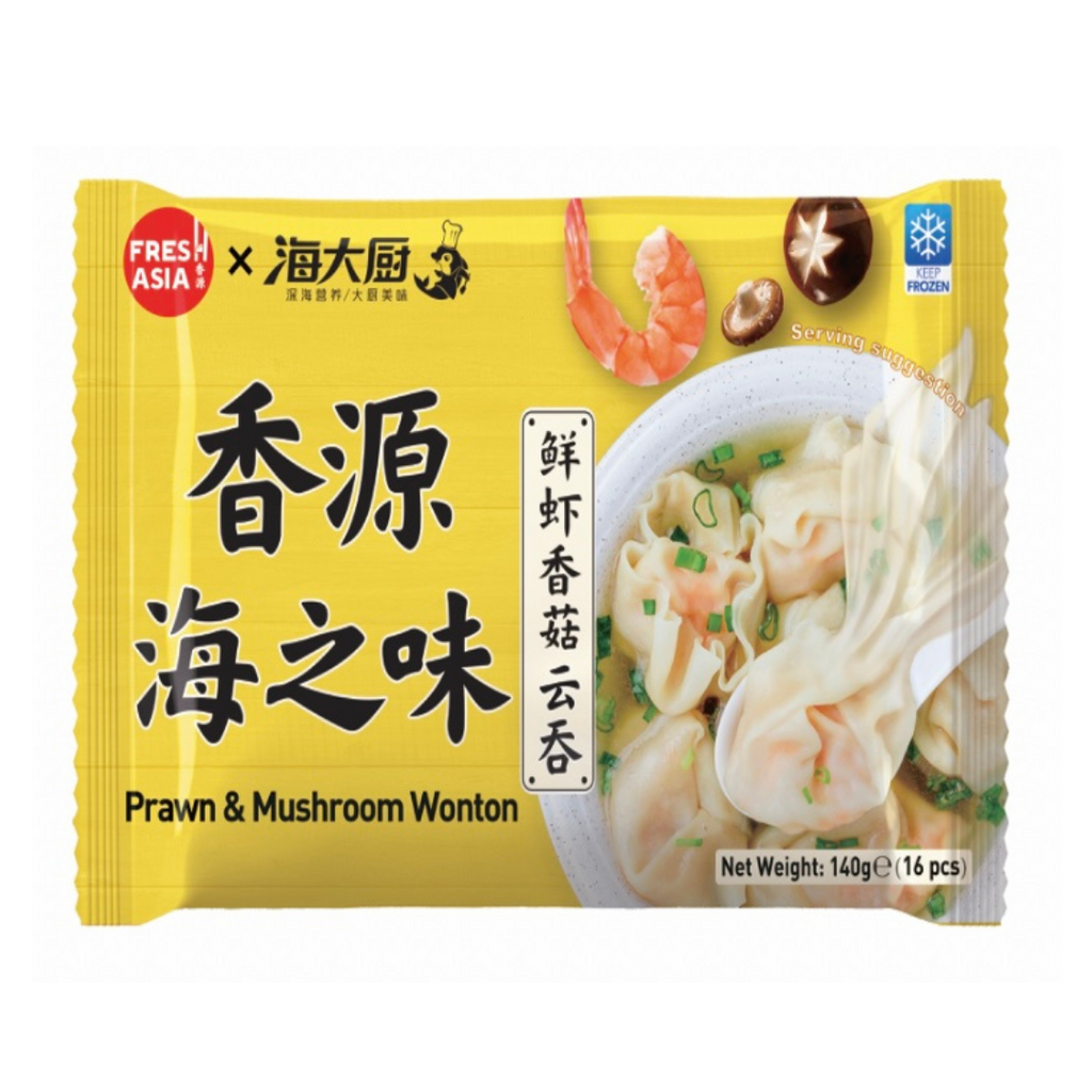 F&A Premium Prawn&Mushroom Wonton 140g