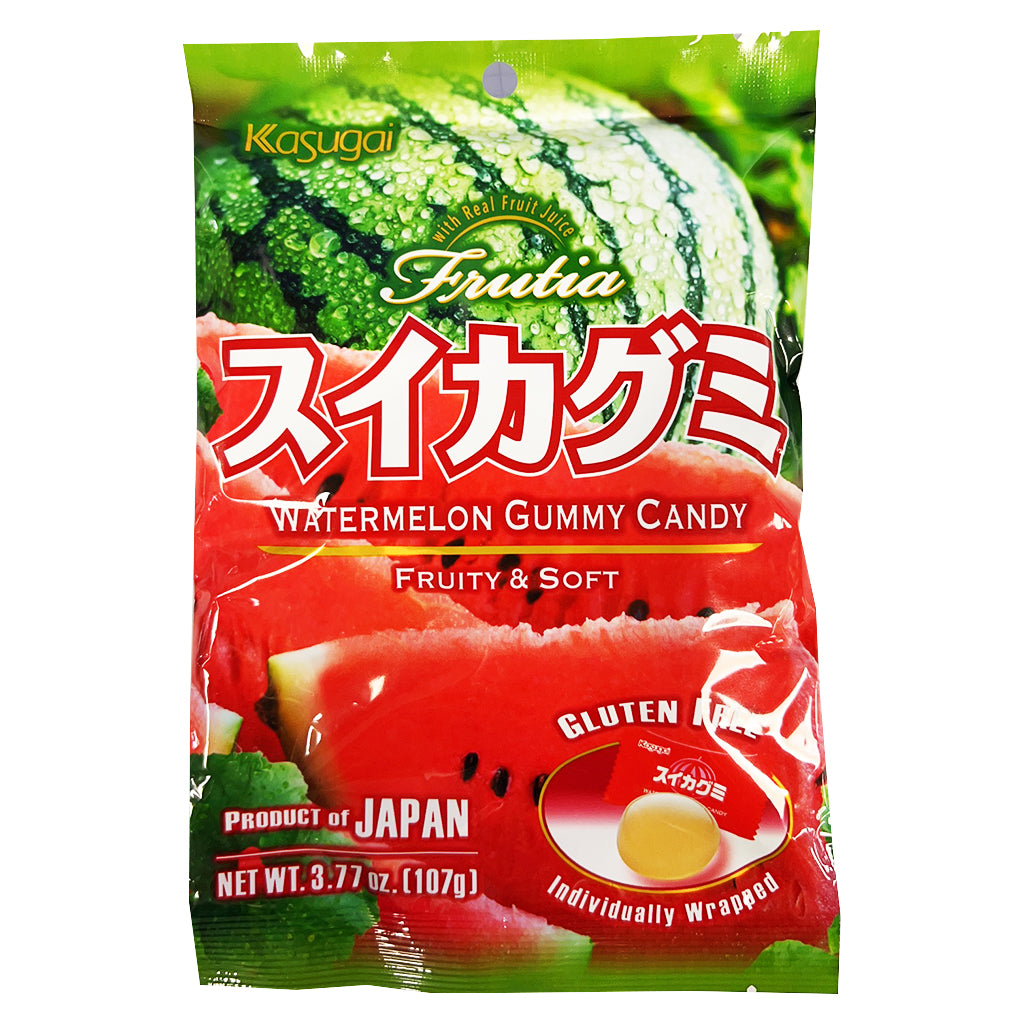 KASUGAI  EX/G Frutia Water Melon Gummy 107g