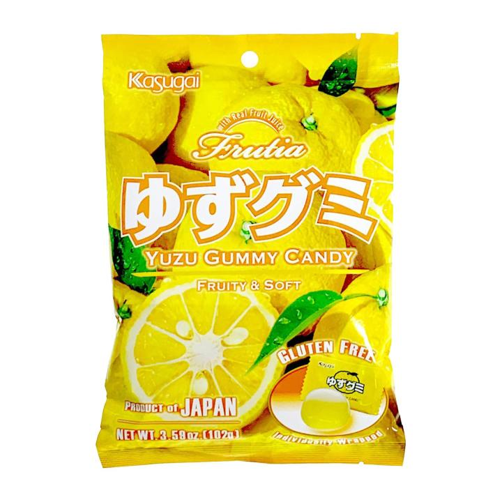 KASUGAI EX/G Frutia Yuzu Gummy 102g