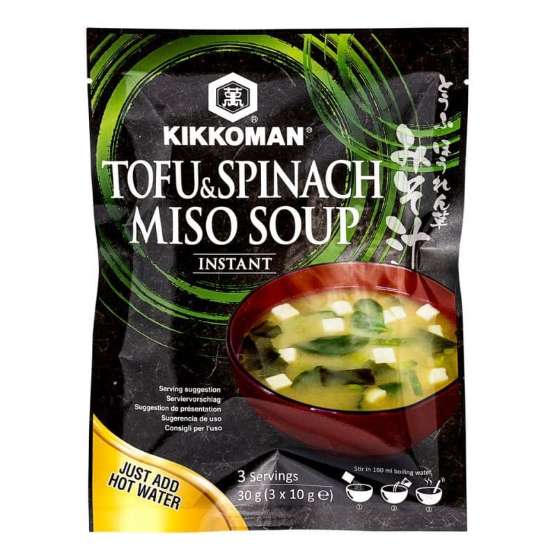 Kikkoman Tofu&Spinach Miso Soup 30g