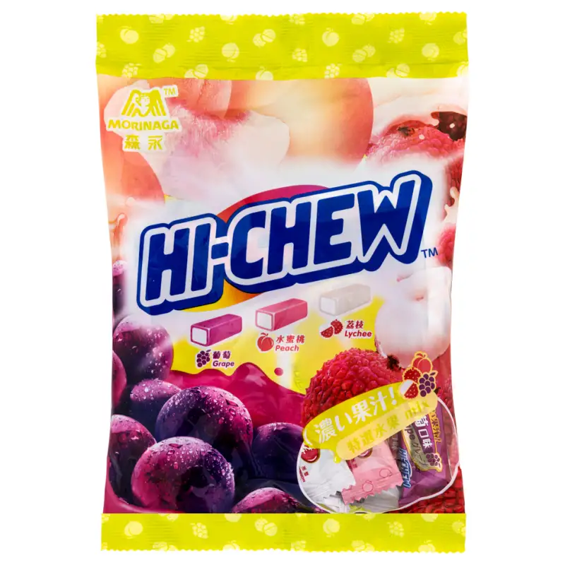 MORINAGA Hi Chew-Gape Peach Lychee 110g