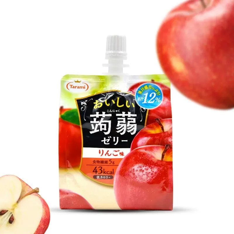 Tarami Oishi Konjac Jelly Apple 150g